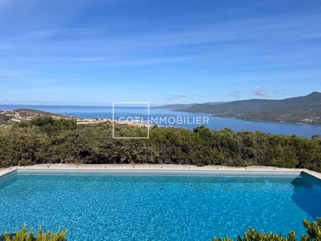 villa vue mer panoramique avec piscine - viggianello - 173m2
