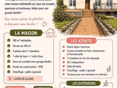 maison à la campagne à vendre