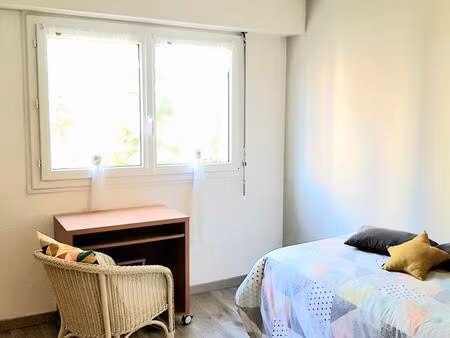 chambre meublée à louer chez l'habitant