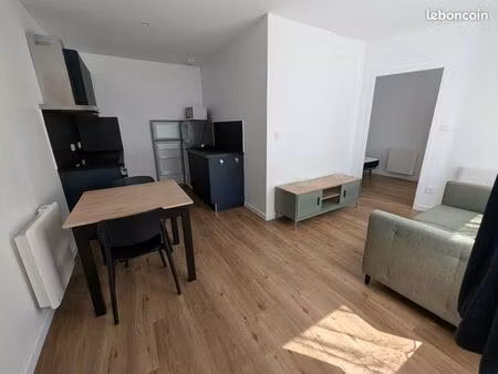 meublé neuf - quartier de l'hôtel de ville - 30m2 - rdc - t2 entièrement neuf - 600 cc