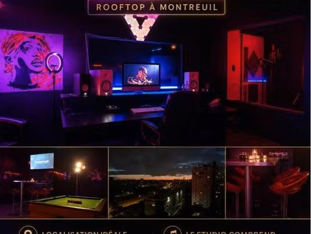 studio d’enregistrement en partage