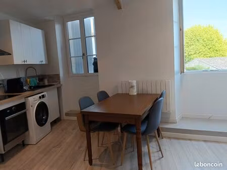 duplex rénové de 45m² en hyper-centre de chateauneuf/charente