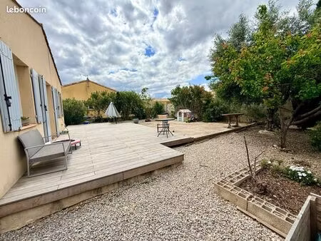 maison plain pieds pouzols minervois
