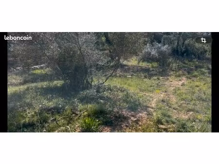 loue terrain de 1000 m2 non constructible