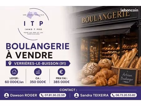 boulangerie 70 m² massy