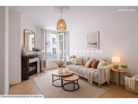 appartement 2 pièces 38 m²