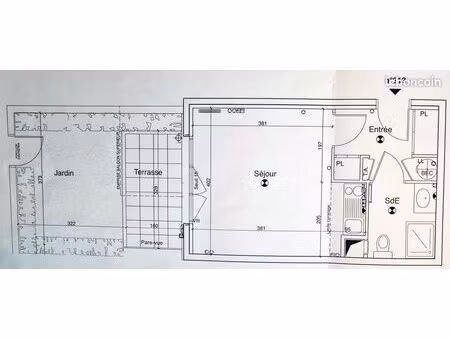 studio rare avec jardin privatif et parking à suresnes 111 rue de verdun  92150 suresnes