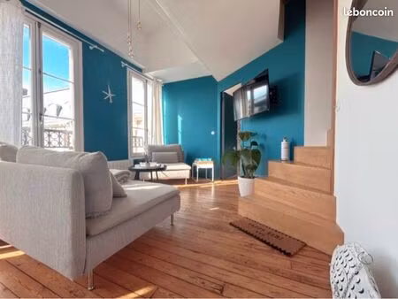 duplex 3 chambres accès direct plage
