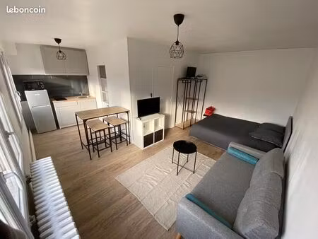 studio meublé 29m2 renové (chauffage inclus)