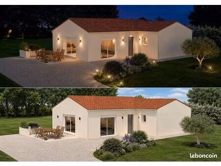 maison neuve de plain-pied à construire – 105 m² sur terrain de 607 m²