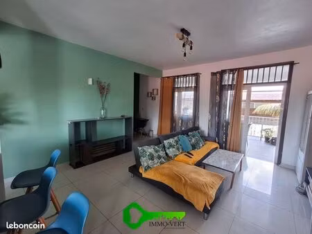 immo-vert  appartement t3 meublé  cayenne