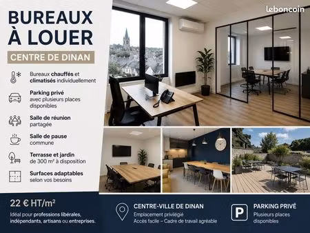bureaux à louer – centre de dinan