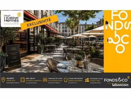 fonds de commerce pizzeria  restaurant 544 m²