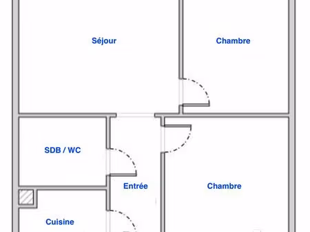 appartement de 3 pièces