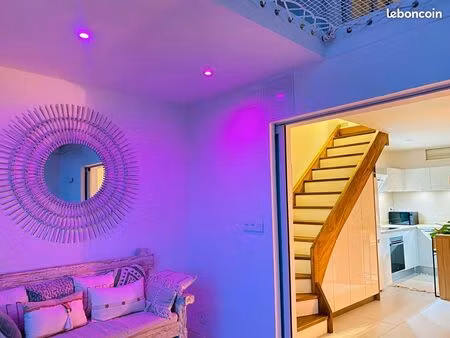 magnifique t2 meublé en duplex de 59m² mt roquefeuil