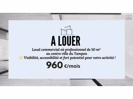 local commercial 50 m²
