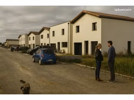 maison 90 m² + terrain proche centre ville de bourg de péage