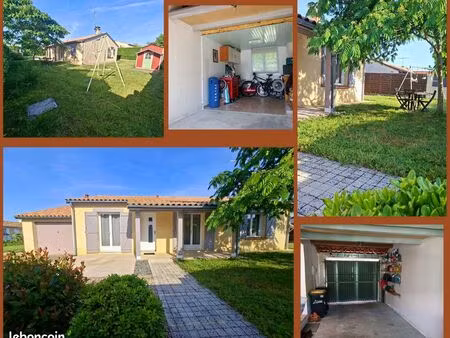 ? maison t4 plain-pied non mitoyenne – sans vis-à-vis – terrain clos 528 m² – tout à pied 
