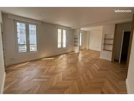 vincennes centre – superbe 3 pièces de 75 m² entièrement rénové