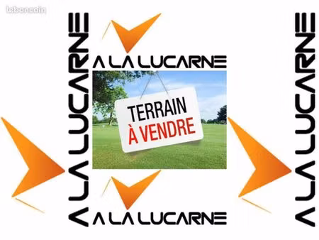 terrain 936 m² caillouet orgeville