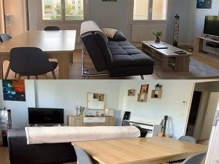 appartement lumineux t3 60 m² avec balcon - dijon port du canal