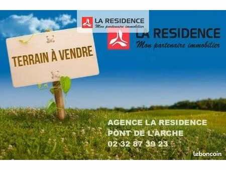 terrain 419 m² romilly sur andelle