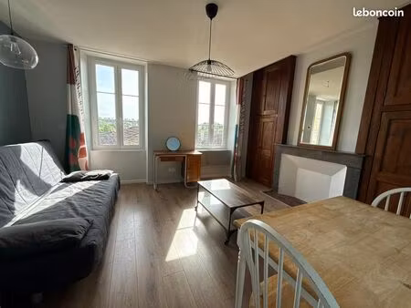 studio lumineux meublé 25 m2