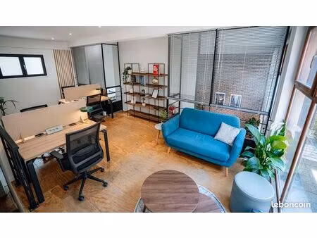 bureau 4 postes clé en main dans un loft industriel d’exception – ivry-sur-seine (94)