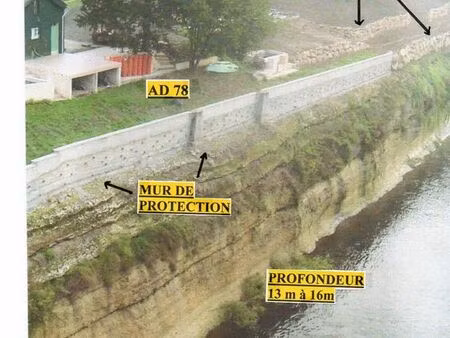 une pepite au bord de riviere et canal-non inondable