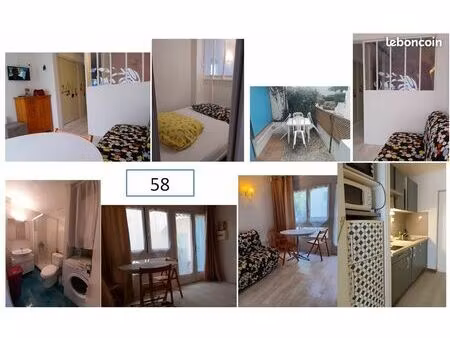 saint palais sur mer  500 m plage de nauzan :a louer grand studio  avec partie nuit séparé