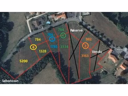 terrain constructible à saux-et-pomarèd