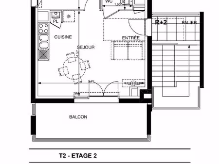 appt.t2 de 42 67m². haute performance à seysses
