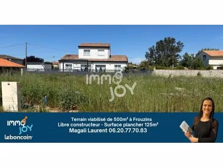 terrain 500 m² frouzins