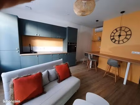 location appartement neuf t2 meublé 40m² rdc
