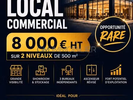 local commercial 1000 m² saint-paul-lès-dax