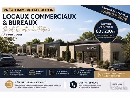 locaux commerciaux et bureau