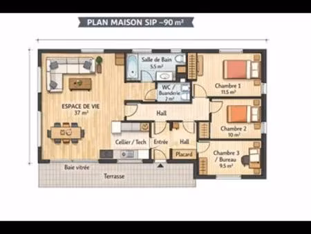 je vends des maisons écologiques construites en panneaux sip