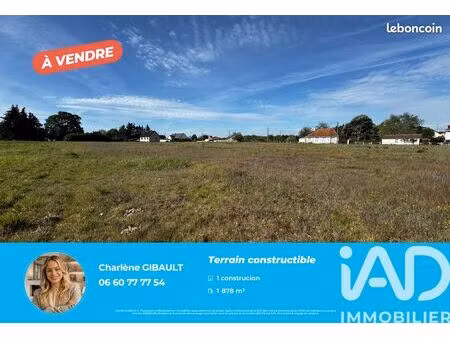 terrain 1878 m² chabris