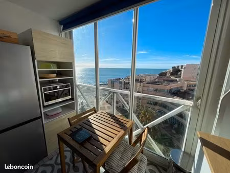 t2 magnifique vue mer -2 pièces 28m²