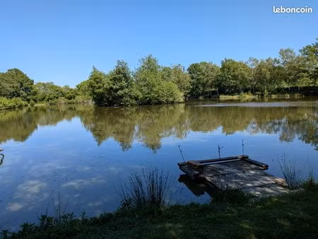 terrain avec etang