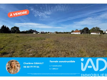 vente terrain 1878 m² à chabris (36210)  37 500 €