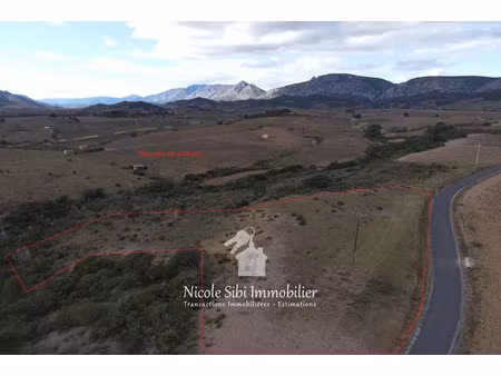 vente terrain 6785 m² à tautavel (66720)  6 000 €