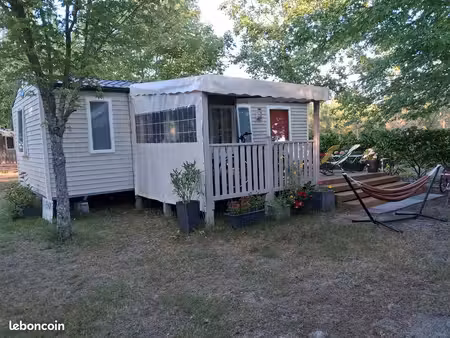 mobil home climatisé pres de contis à vendre