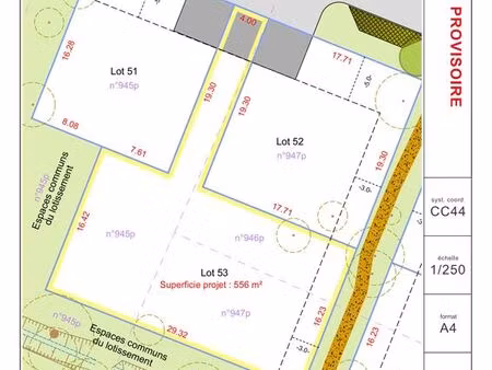 terrain de 556m² le hameau du lac à labouheyre