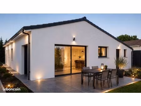 maison t5 récente 110 m² – 4 chambres – garage – terrain 470 m² – labastidette
