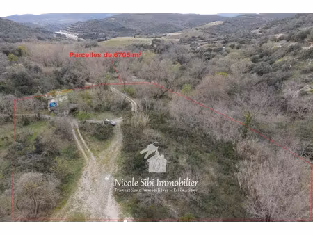 vente terrain 6705 m² à rasiguères (66720)  20 500 €