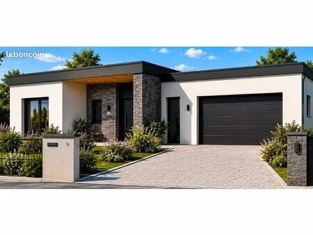maison re2020 sur terrain de 874m²