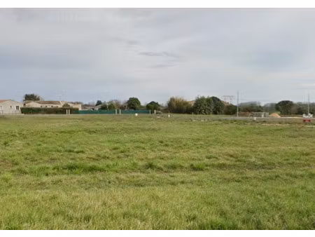 vente terrain 1000 m² à les gonds (17100)  39 000 €