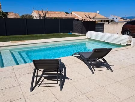 maison plain pied avec piscine
