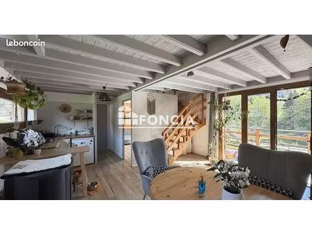 coup de coeur pour ce chalet de 70 m2 avec sa belle vue degagee